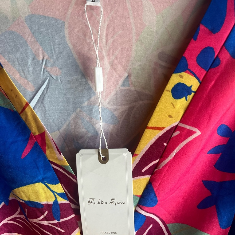 Colorful Floral Maxi Dress - Picture 2 of 6